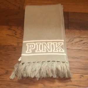 PINK Victoria’s Secret Scarf with Fringe detail